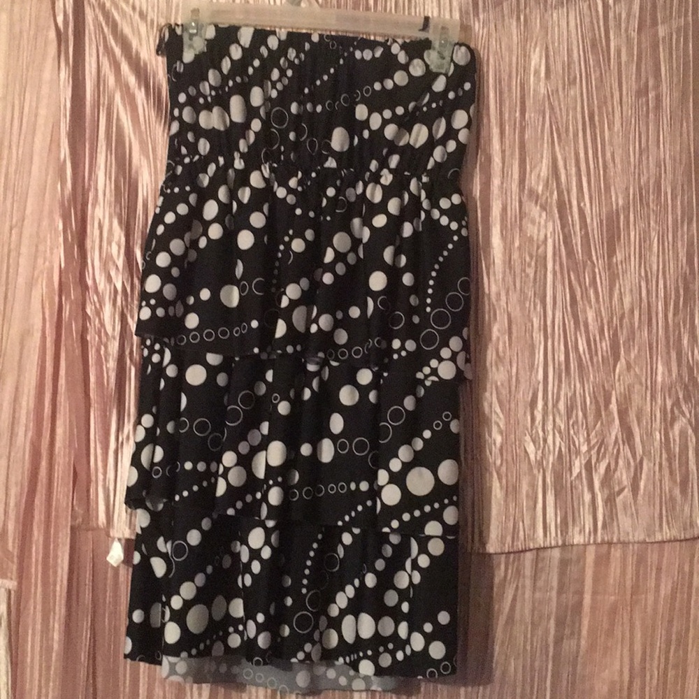 Black and white dress